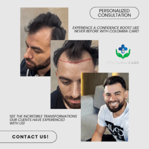 Personalized consultation for hair transformation at Colombia Care.