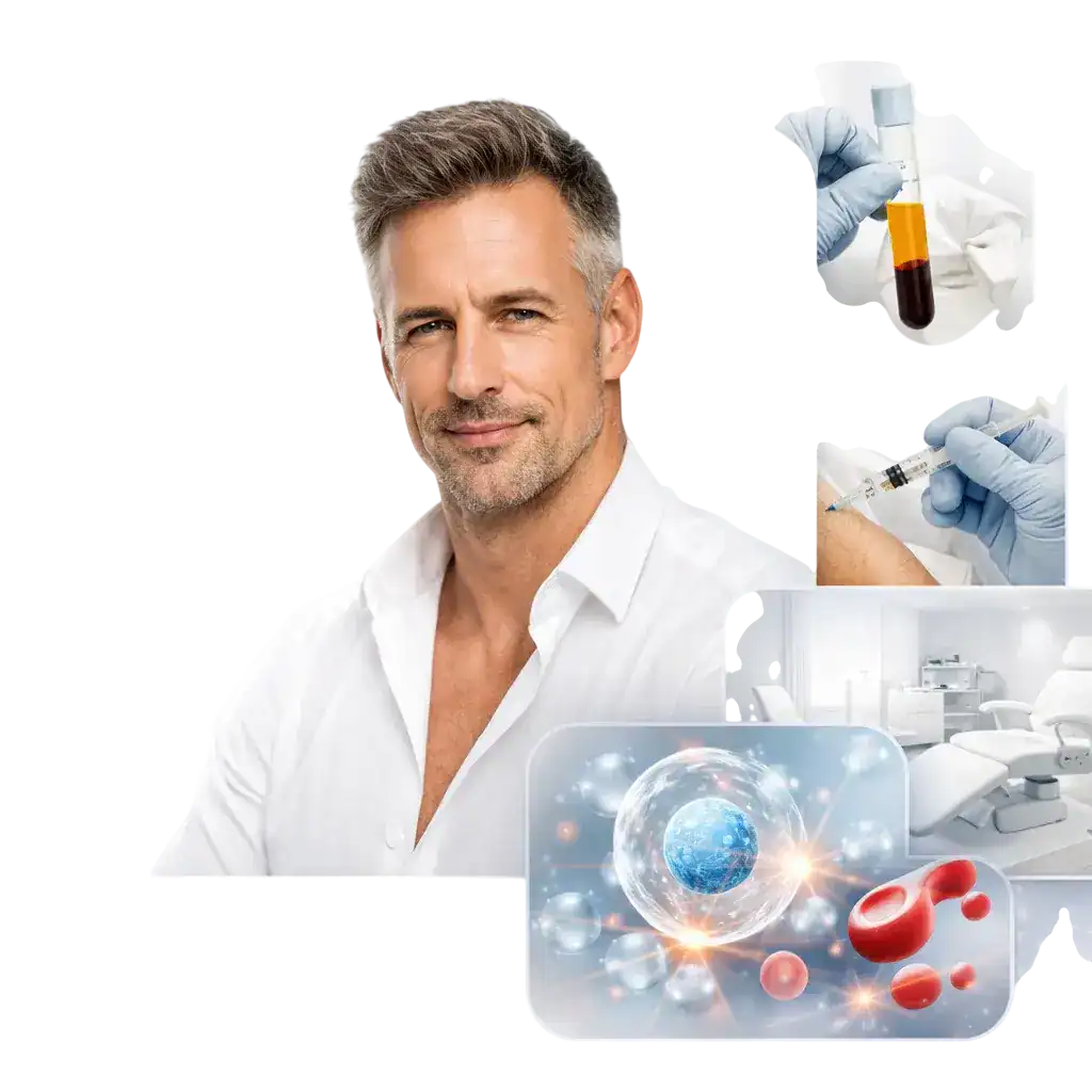 Medical researcher performing laboratory tests with advanced equipment.